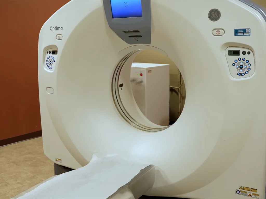 A machine used for CT scans